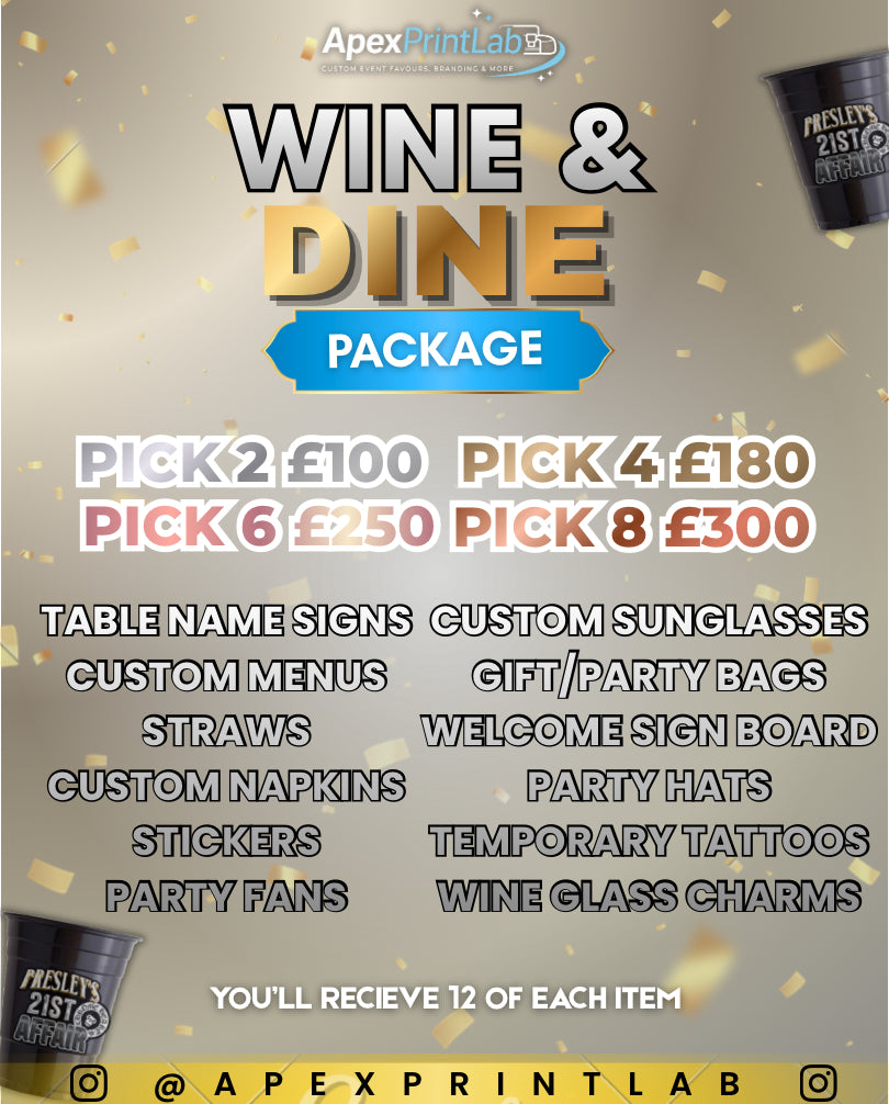 Wine & Dine Package
